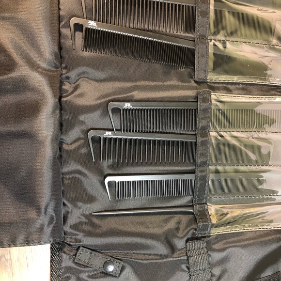 NEW JRL Anti Static Carbon Comb 6 Piece Set With Case - Picture 2 of 6